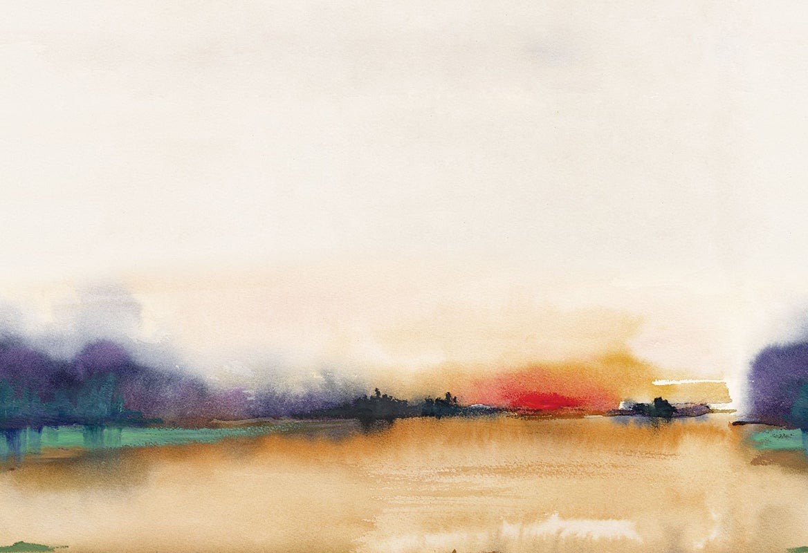 Vliesbehang - Marta Cortese Horizon Multicolor - 300 cm lang x 318 cm breed