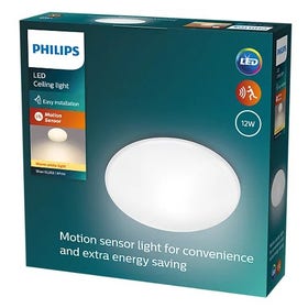 Plafonniere - Shan met sensor led 12W - Warm white