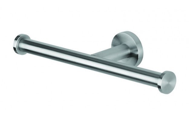 Dubbele toiletrolhouder - Nemox - Geborsteld RVS