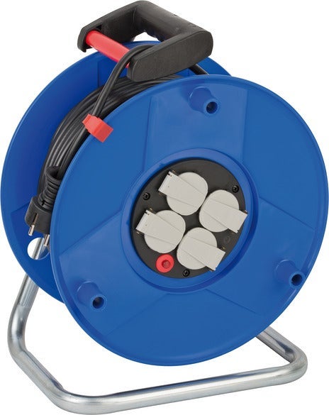 Kabelhaspel - Garant 50m - Blauw/zwart