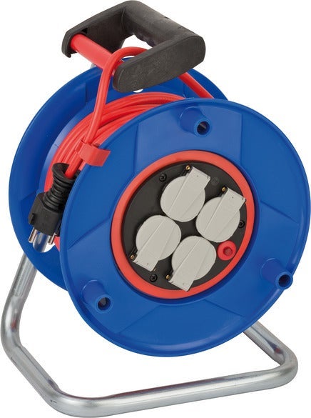 Kabelhaspel - Garant  25m - Blauw/rood