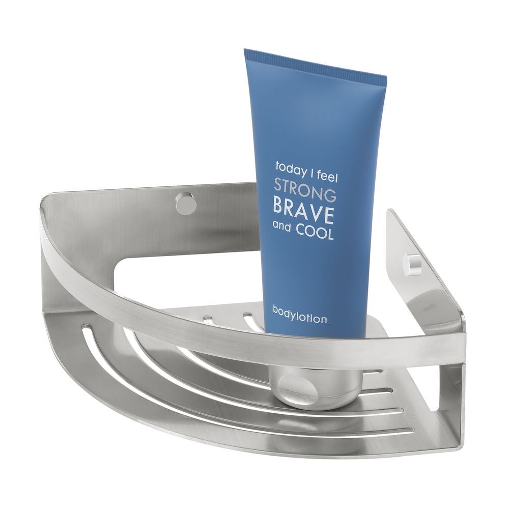 Caddy Douchemand Hoek RVS geborsteld