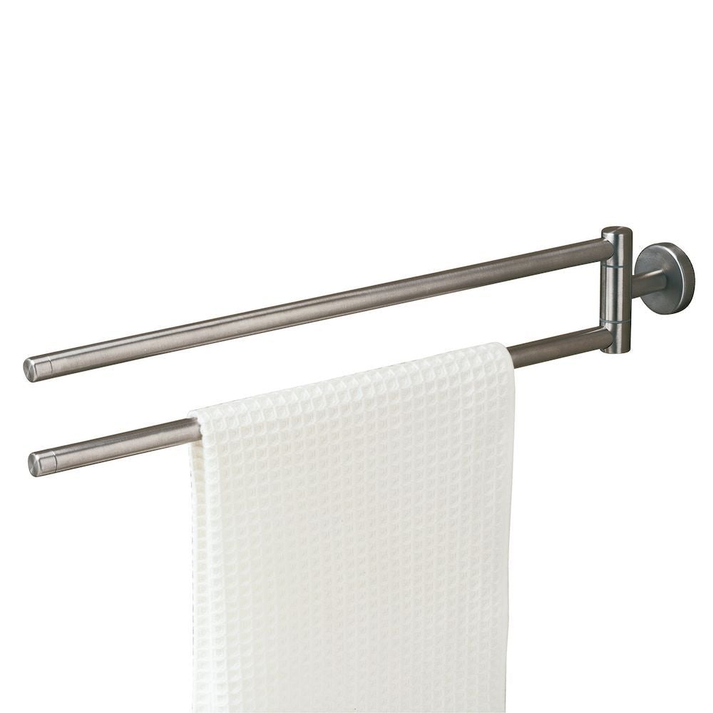 Boston Handdoekrek 2-armig RVS geborsteld