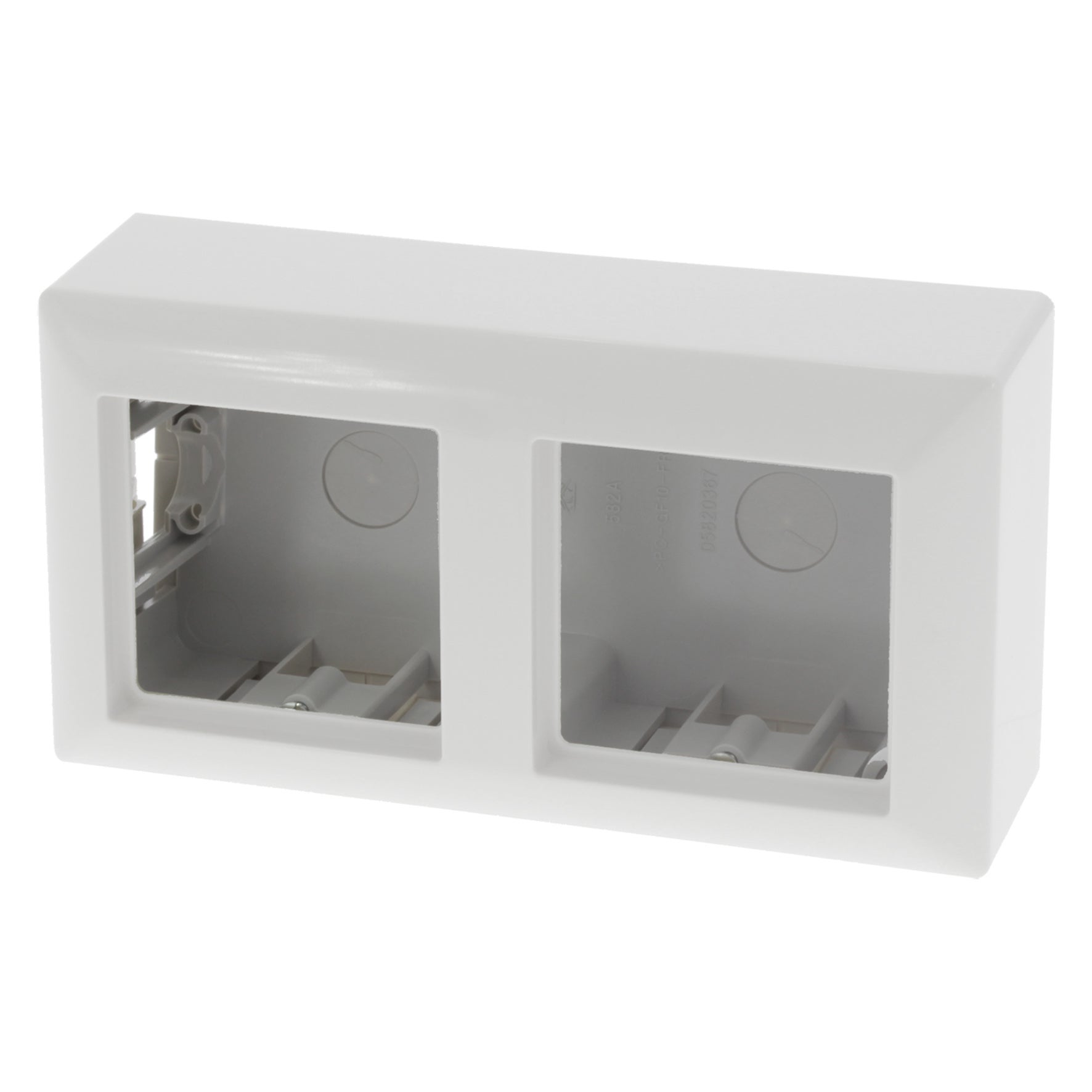 Jung as500 opbouwraam 2v polarwit