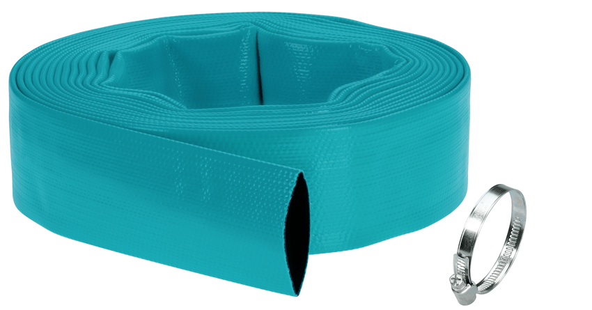 Platte slang kit 38mm 1 1/2 inch, 10 m