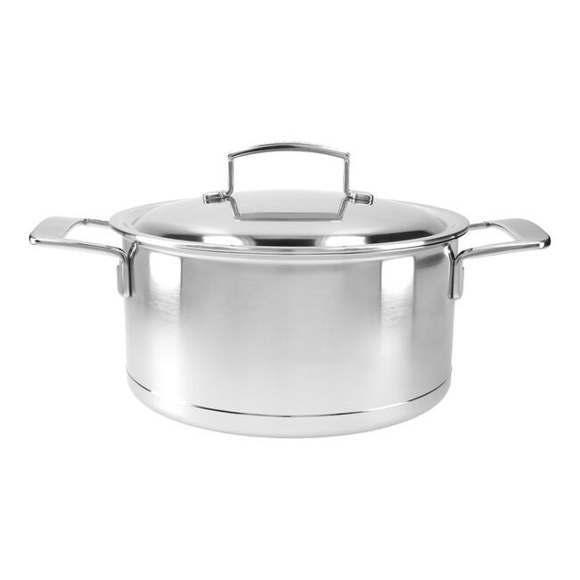 Kookpan - Silver 7 met dubbelwandig deksel 24cm - RVS