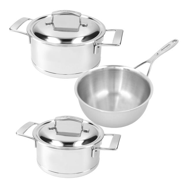 Pannenset - Silver 7 3-delig - Zilverkleurig