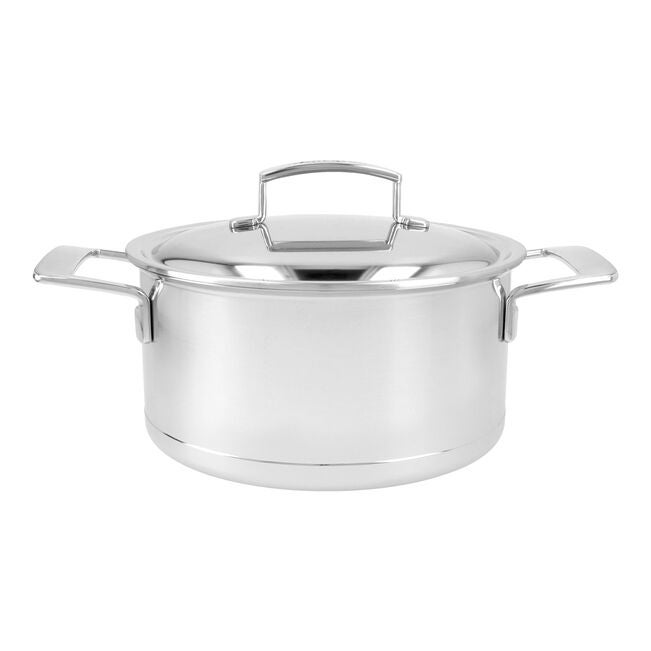 Kookpan - Silver 7 met dubbelwandig deksel 22cm - RVS