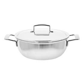 Braadpan - Silver 7 Conische sudderpan 28cm - Zilverkleurig