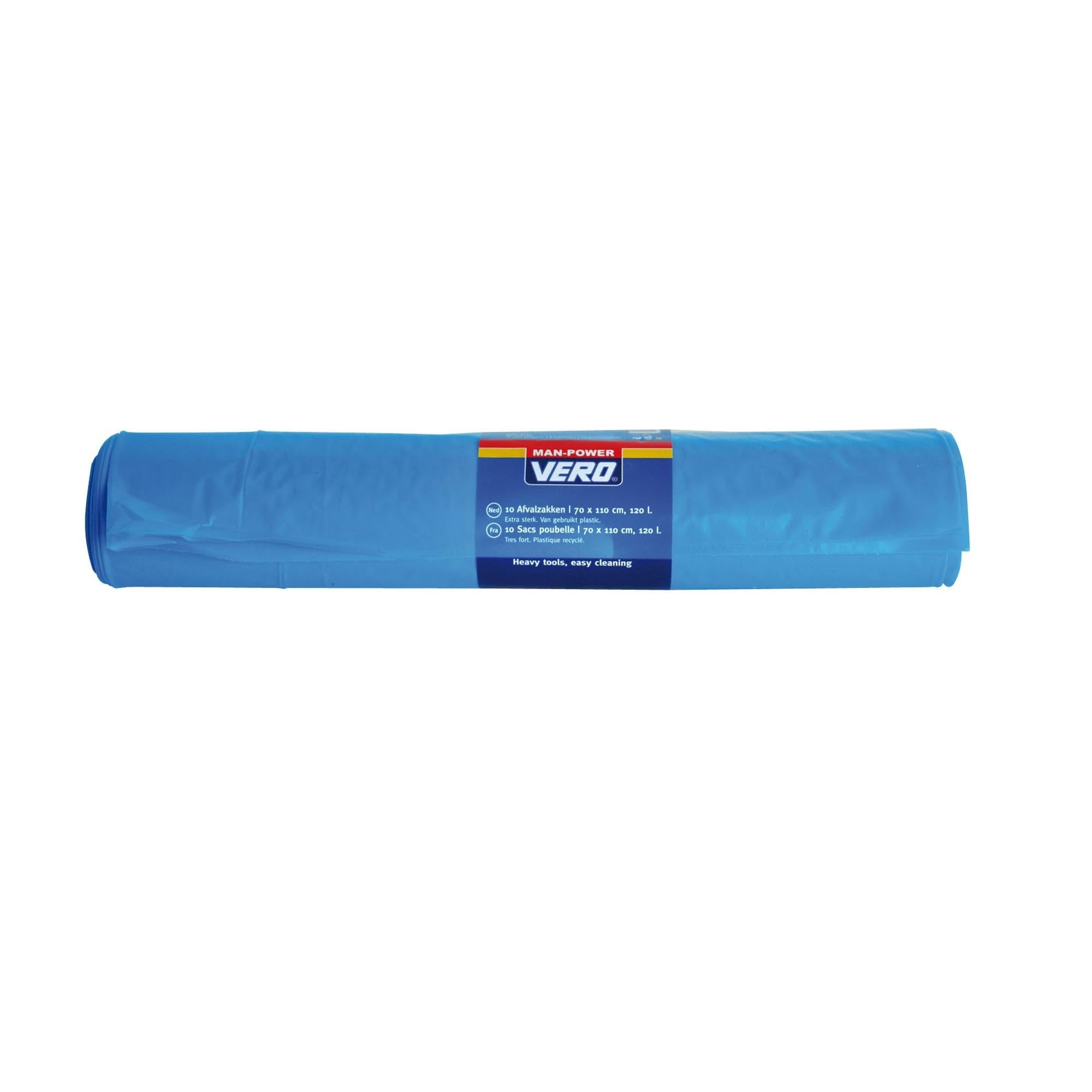 Vero afvalzak extra sterk blauw 120 l 10 stuks