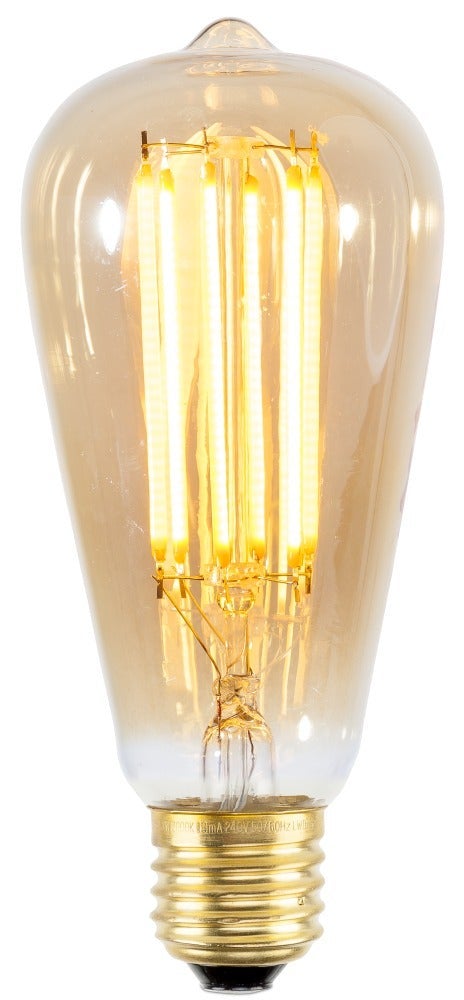 Calex ledlamp filament gold rustiek e27 4w 320 lm dim