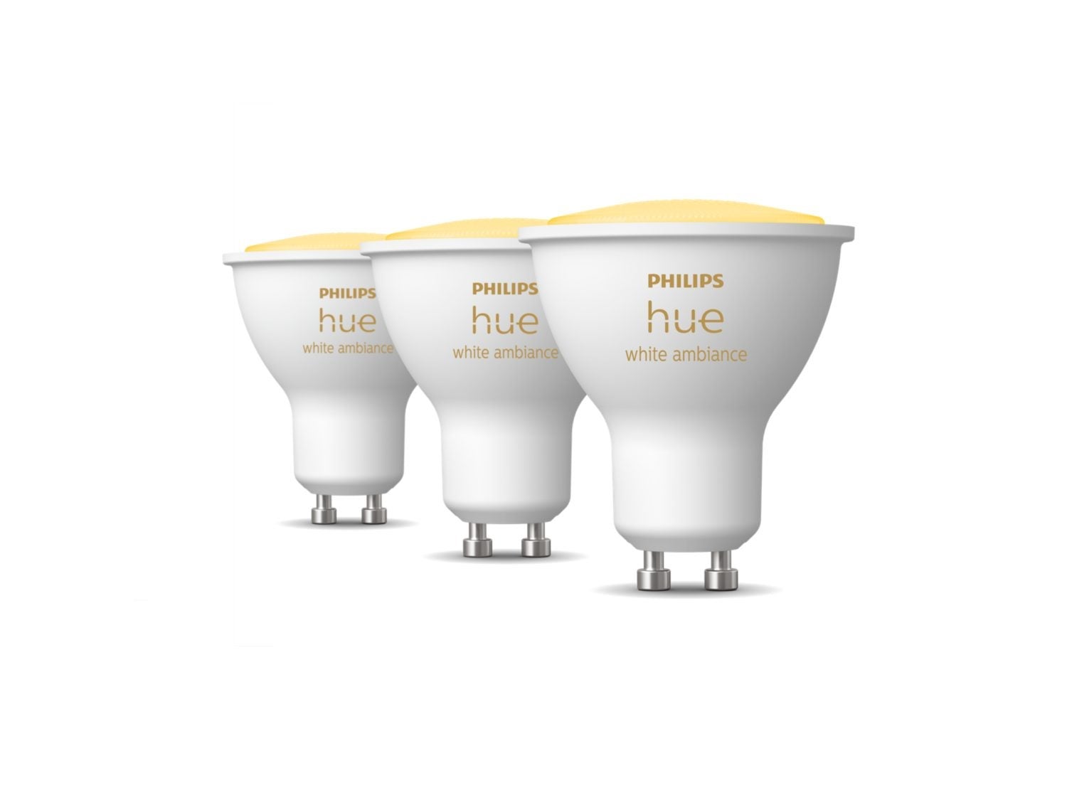 Spotlamp - White Ambiance GU10 350lm - 3-pack