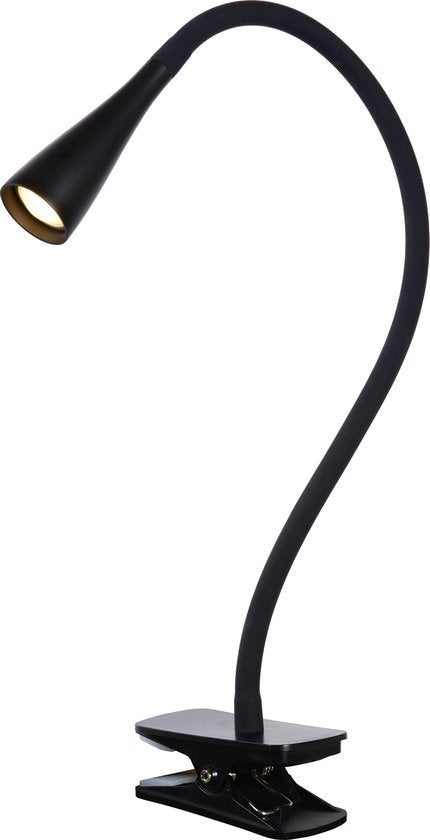 Bureaulamp - ZOZY Klemlamp LED Dimbaar 1x3W 3000K - Zwart