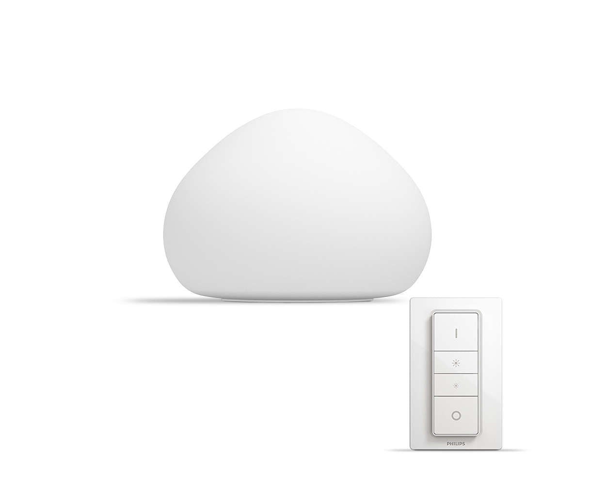 Tafellamp - Wellner e27 800lm - Wit