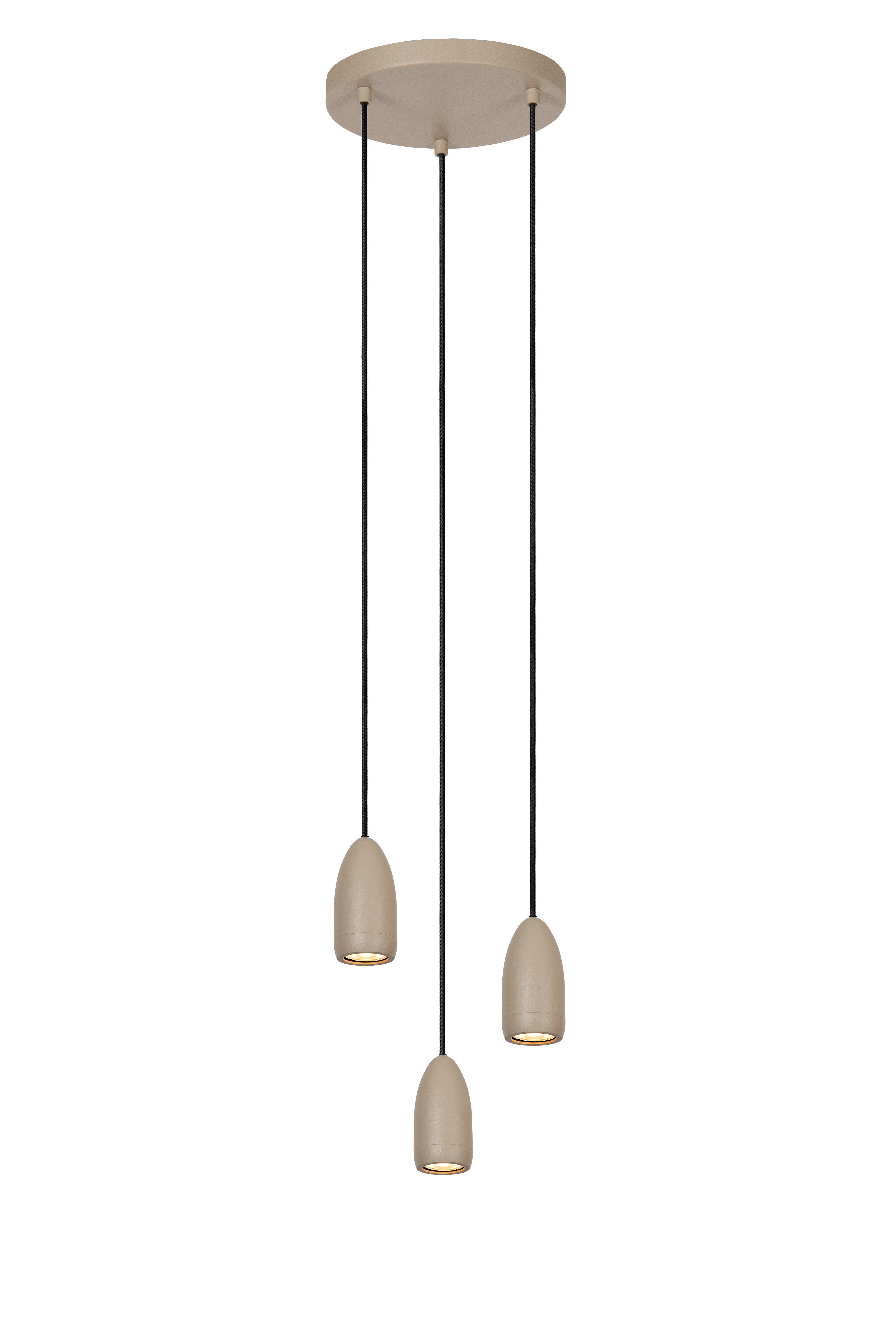 Hanglamp - EVORA Ø 25 cm 3xGU10  - Taupe