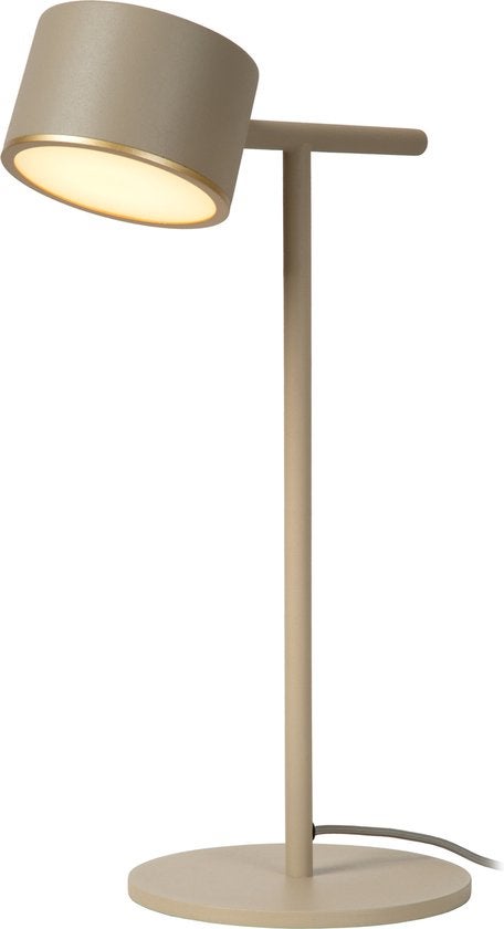 Tafellamp - Gian LED dimbaar 9W 2700K - Taupe