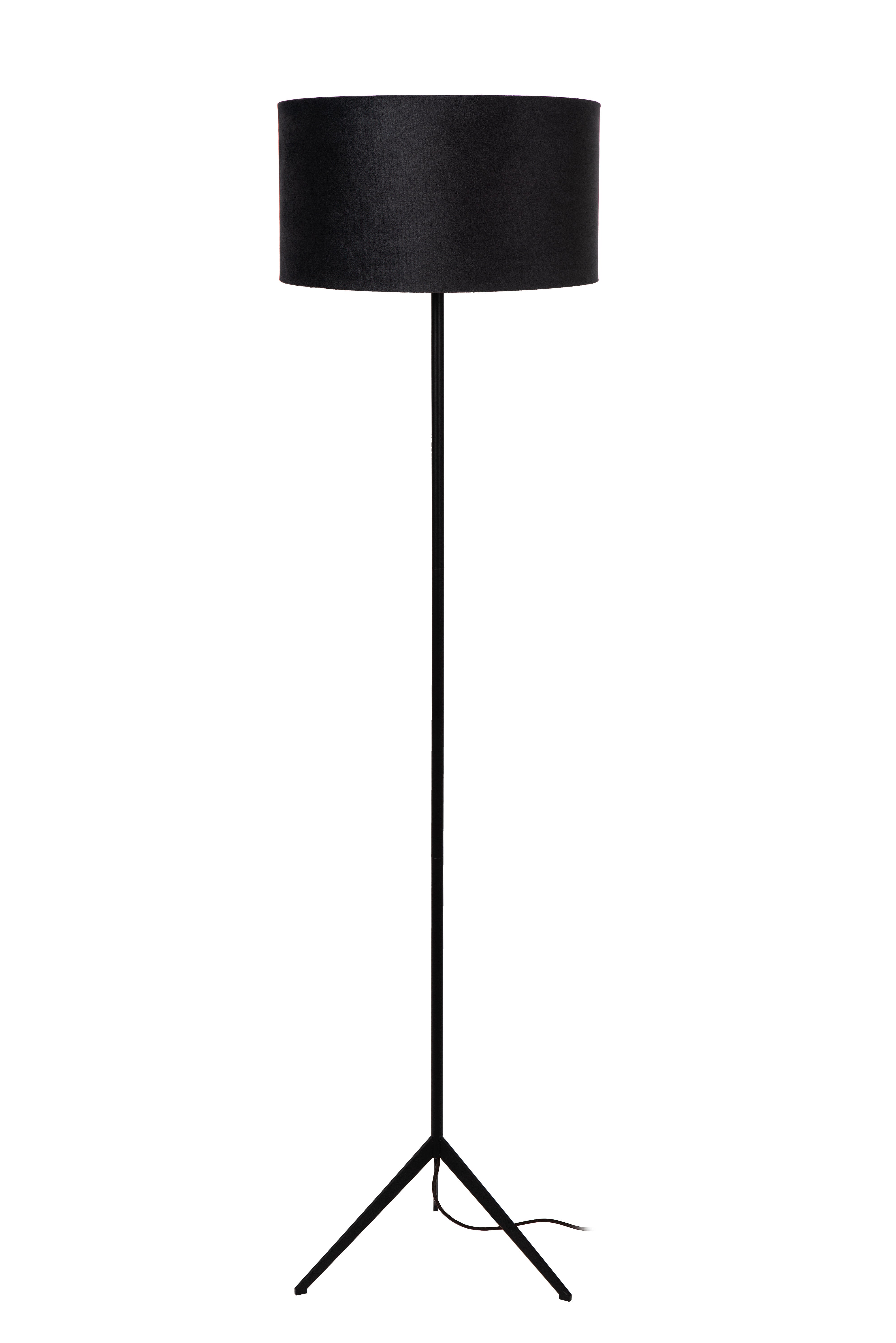 Vloerlamp - TONDO Ø 38 cm 1xE27  - Zwart