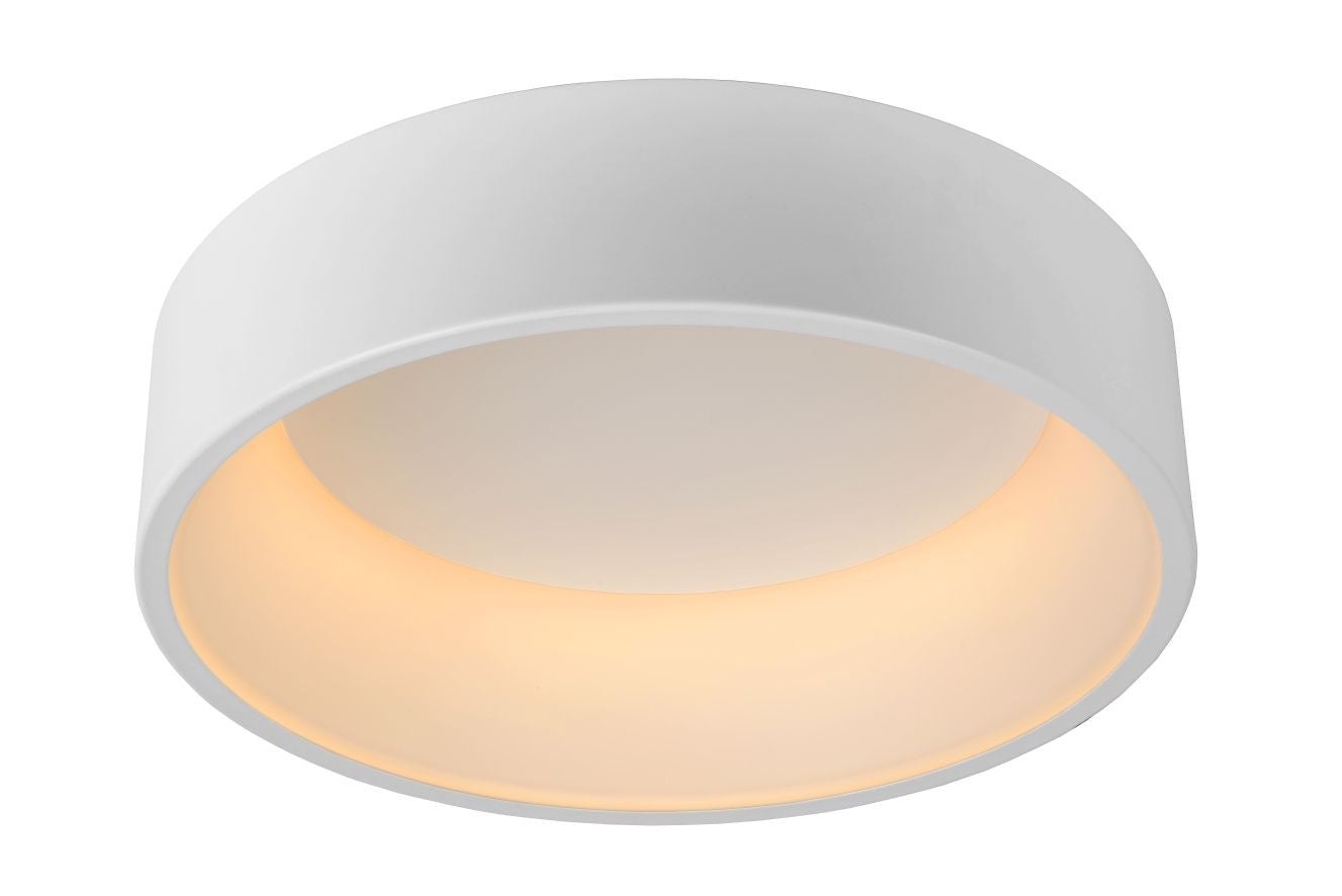Plafonnière - Talowe Led Ø 45,5 Cm Led Dimb. 1X30W 3000K  - Wit
