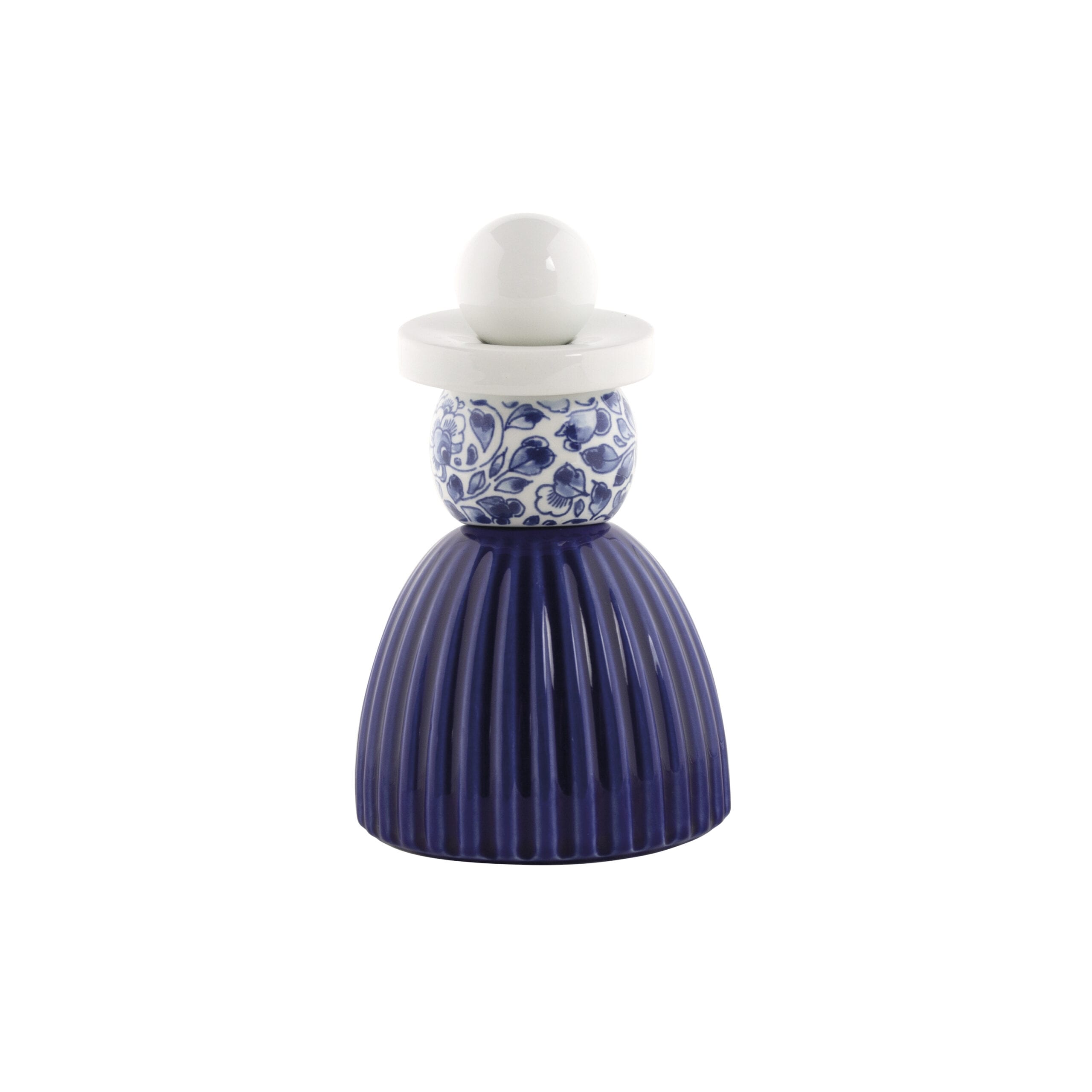 Ornament - Cobalt Flower Pattern - Royal Blue