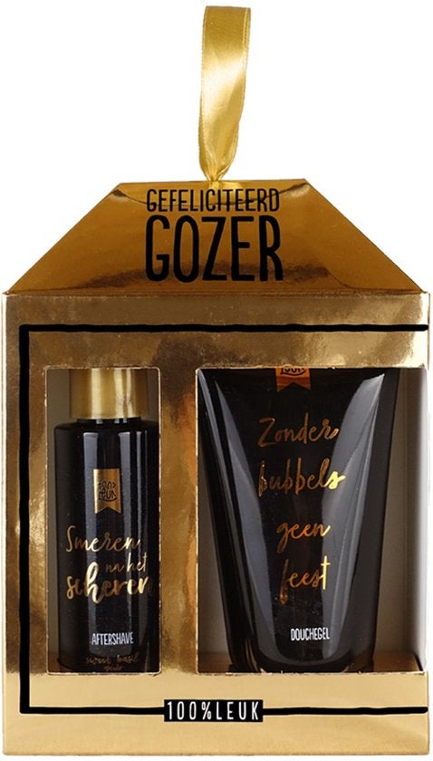 Geschenkset - Gefeliciteerd Gozer - Sweet Basil