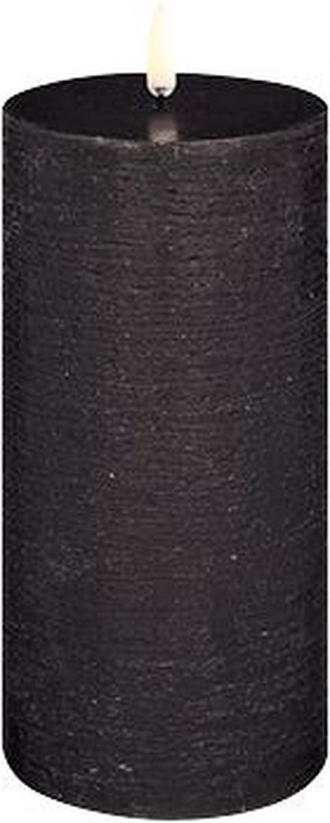 LED Kaars - 7,8 x 15 cm - Zwart