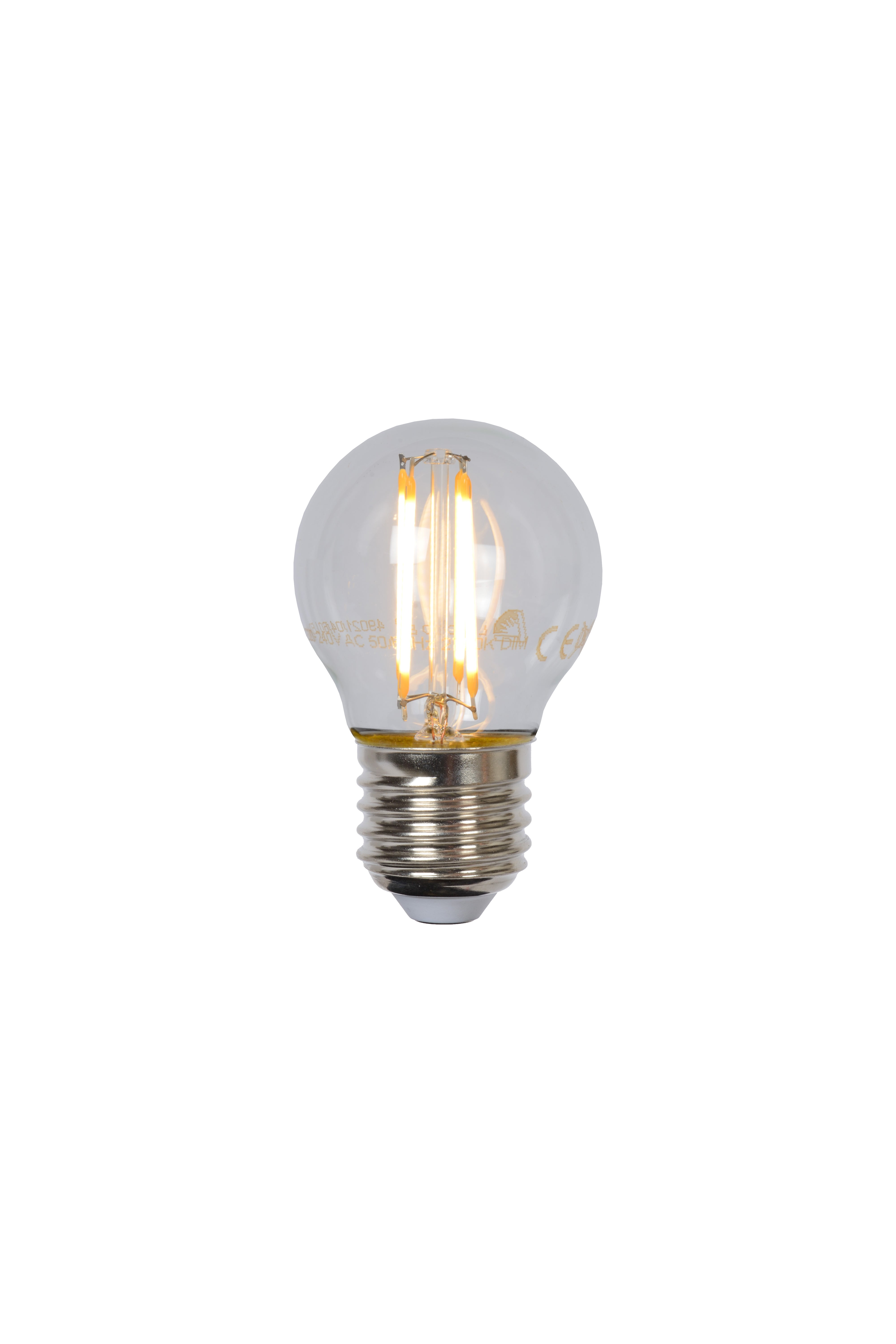 Filament lamp - G45 Ø 4,5 cm LED Dimb. E27 1x4W 2700K  - Transparant