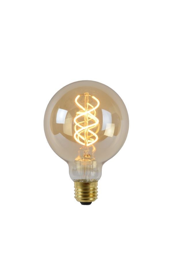 Filament Lamp - G95 Ø 9,5 Cm Led Dimb. E27 1X5W 2200K  - Amber
