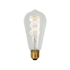 Filament lamp - ST64 Ø 6,4 cm LED Dimb. E27 1x4,9W 2700K  - Transparant