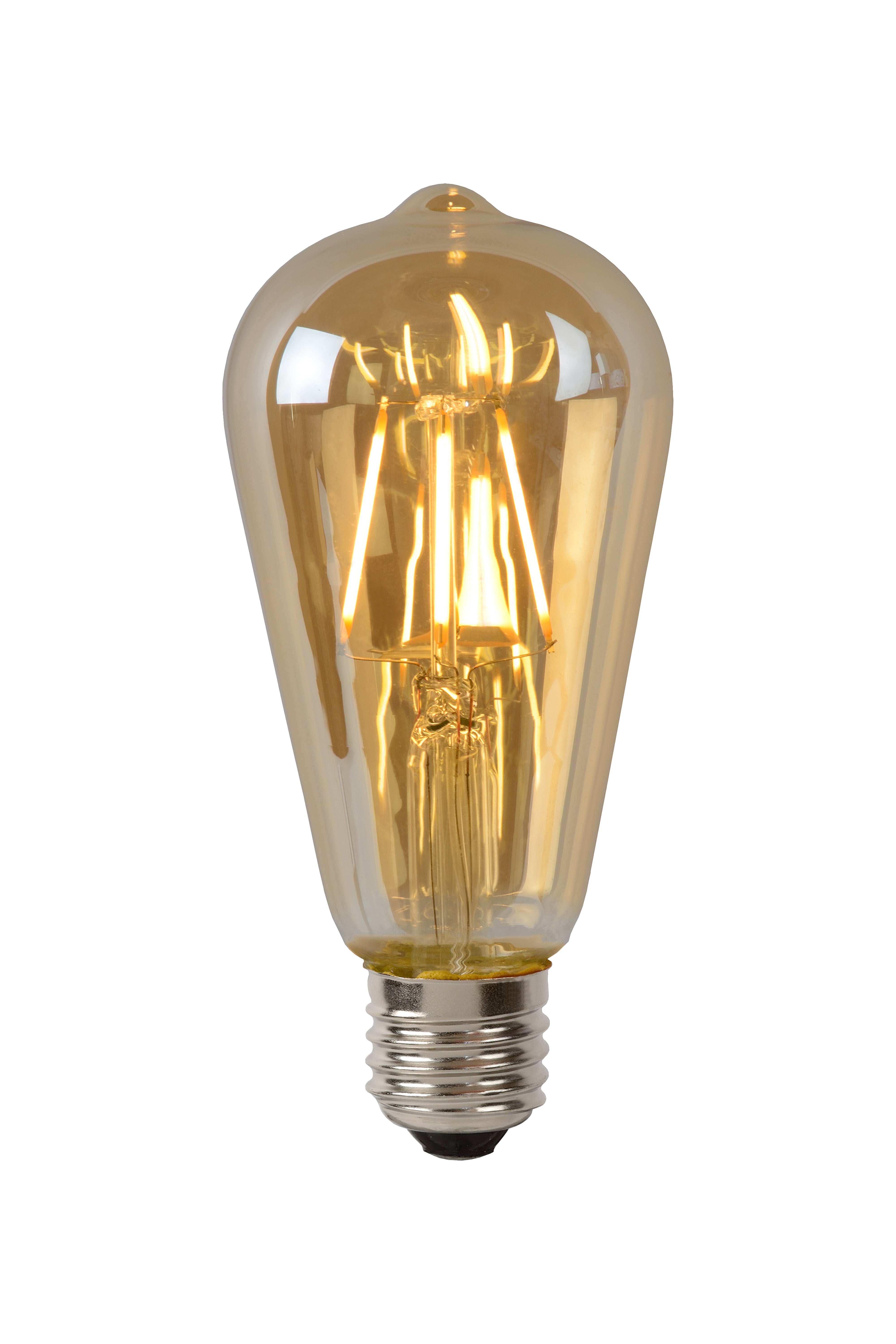 Filament lamp - ST64 Ø 6,4 cm LED Dimb. E27 1x5W 2700K  - Amber