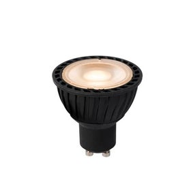 Led lamp - MR16 Ø 5 cm LED GU10 1x5W 2700K Dag/nacht sensor - Zwart