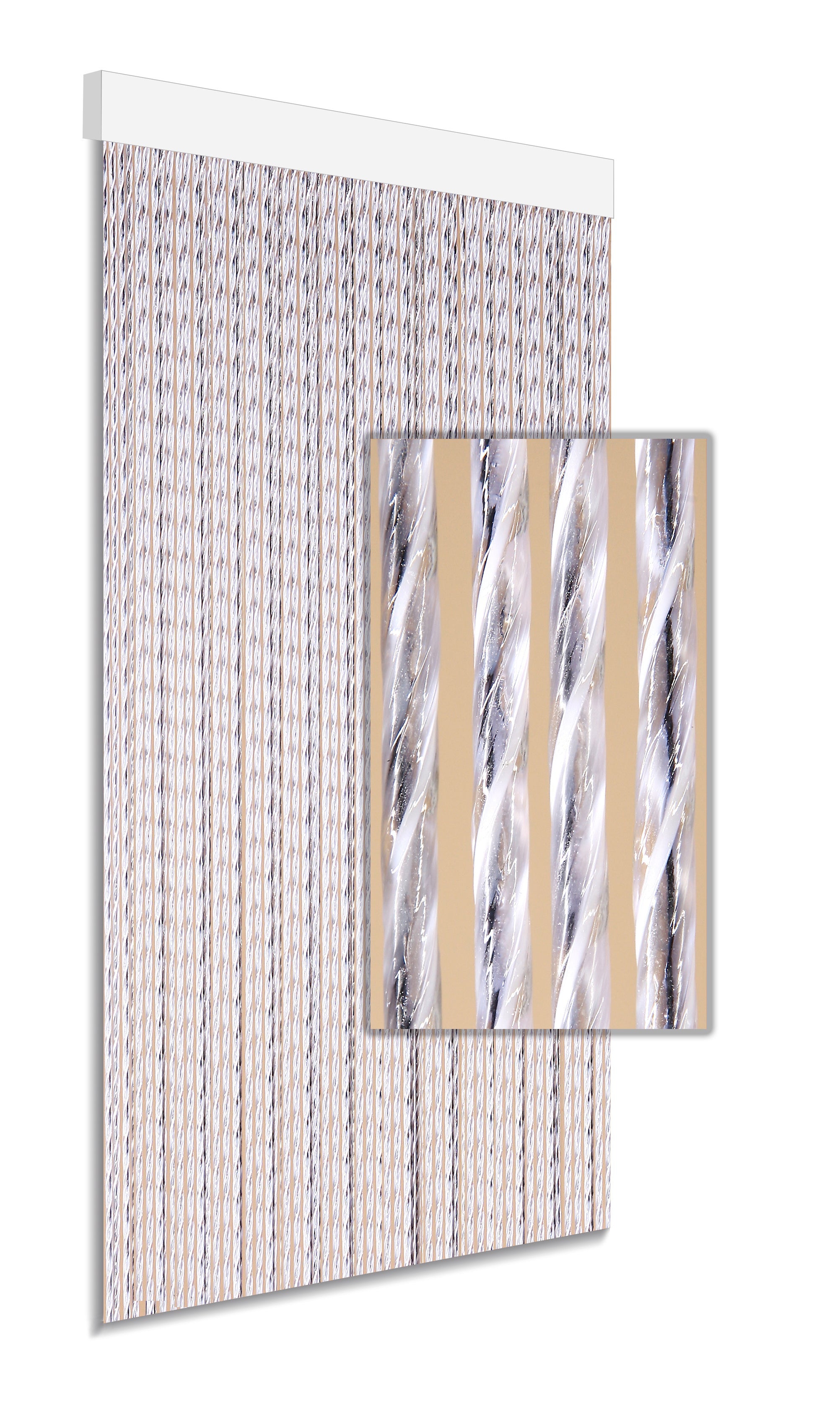 Degor deurgordijn  Tinca Grijs 90x210