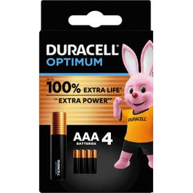 Batterijen - Optimum Alkaline AAA - 4 stuks