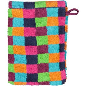 Washandje - Lifestyle geruit 16x22cm - Multicolor