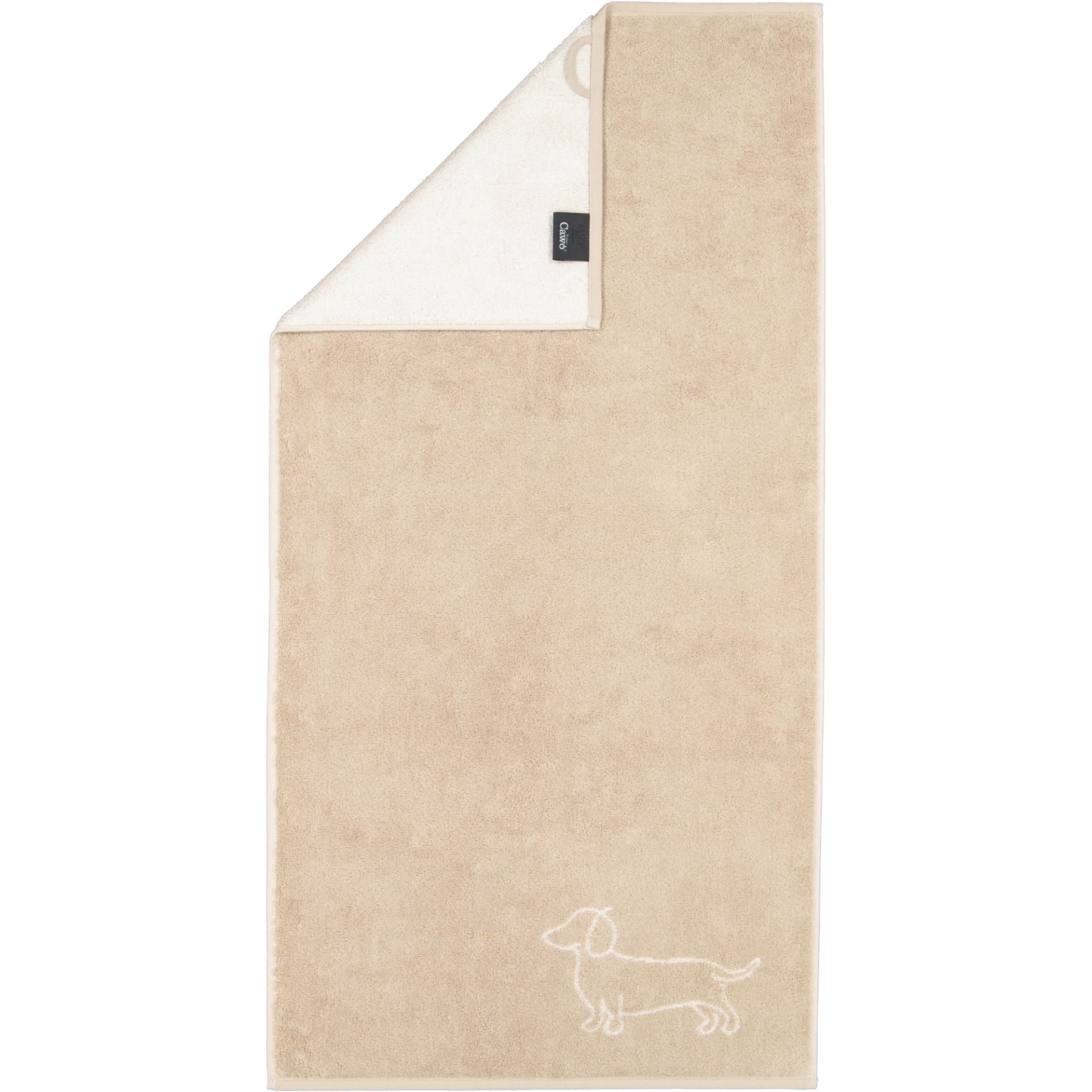 Handdoek - We Love Dogs Companion 50x100cm - Naturel/beige
