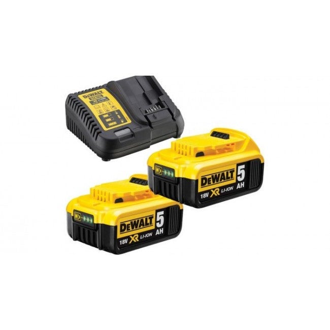 18V accu voordeelset 2x 5.0Ah + XR multilader