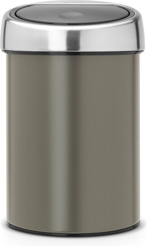 Afvalemmer - Touch Bin wandafvalemmer 3L - Platinum