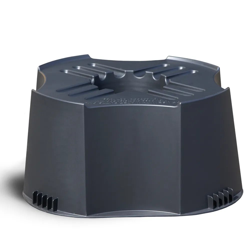 Voet voor regenton - 51 x 51 x 28cm - Zwart