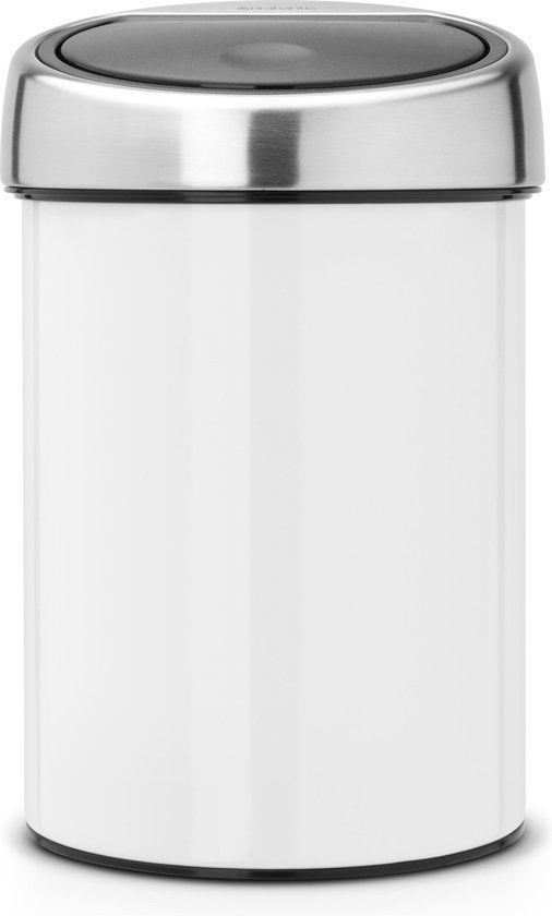 Afvalemmer - Touch Bin wandafvalemmer 3L - Wit