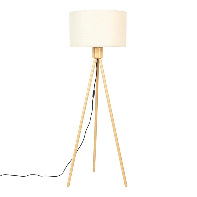 Vloerlamp - Fan Bamboo - Naturel