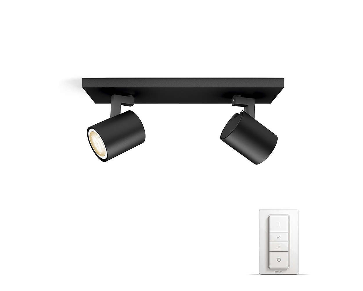 Opbouwspot - Runner geintegreerde led 350lm - Zwart