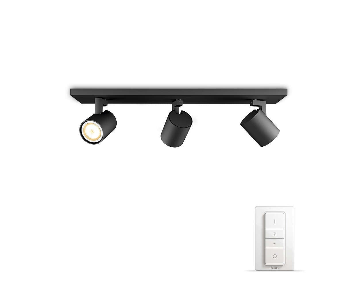 Opbouwspot - Runner GU10 350lm - Zwart