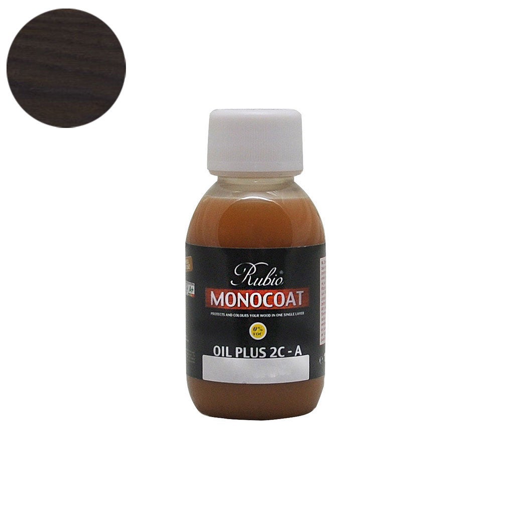 Rubio monocoat 2 componenten olie charcoal 100 ml