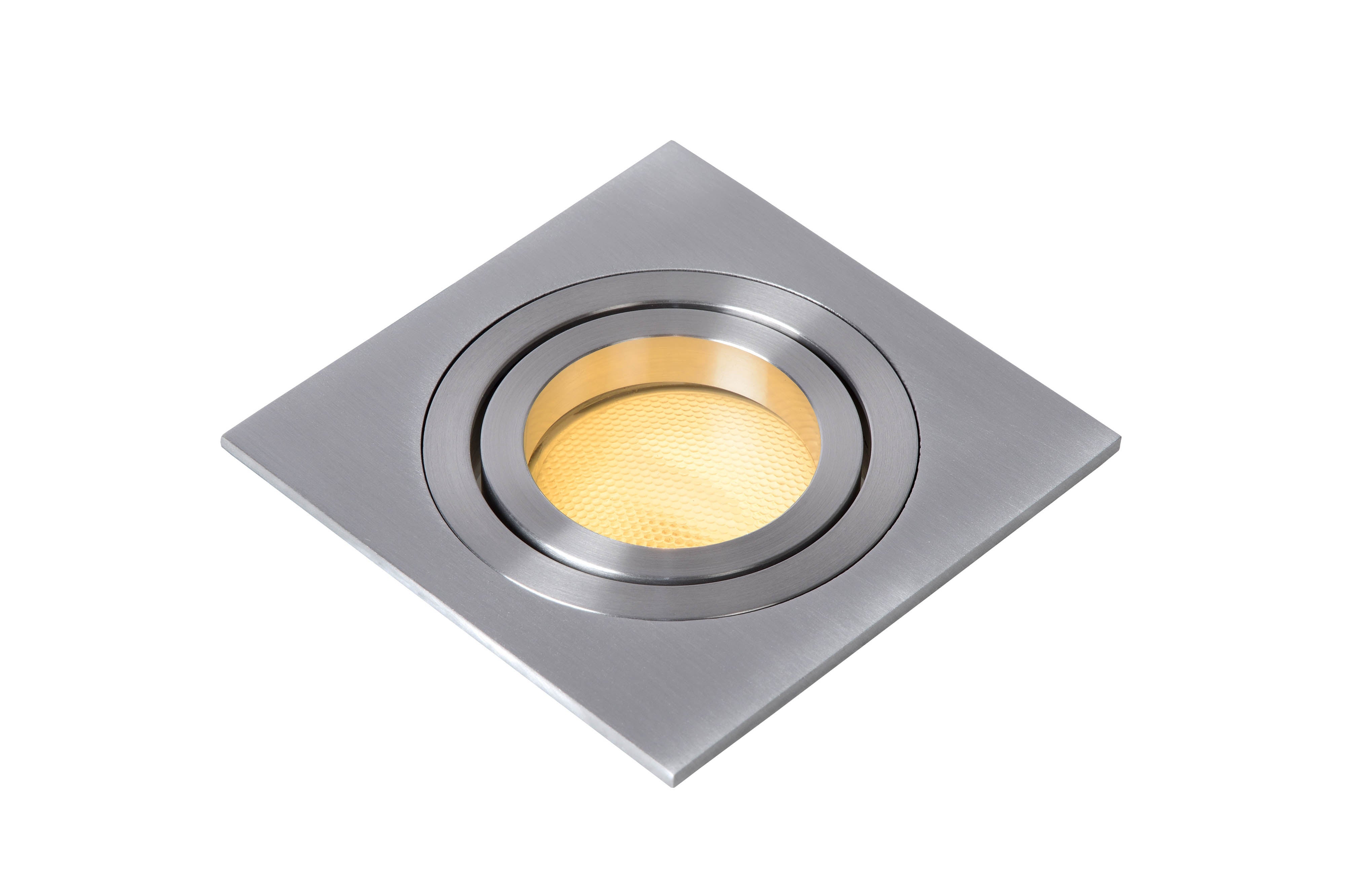 TUBE Spot Inbouw Vierk D9.2cm GU10 Aluminium
