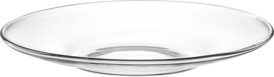 Onderbord - Tè Per Te schotel 15cm - Transparant