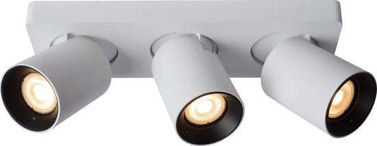 Plafondspot - Nigel Led Dim To Warm Gu10 3X5W 2200K/3000K  - Wit