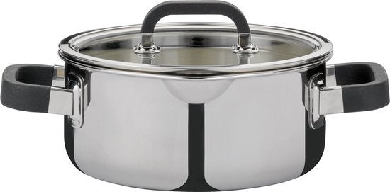 Kookpan - Fusion2+ Ø24cm laag - RVS