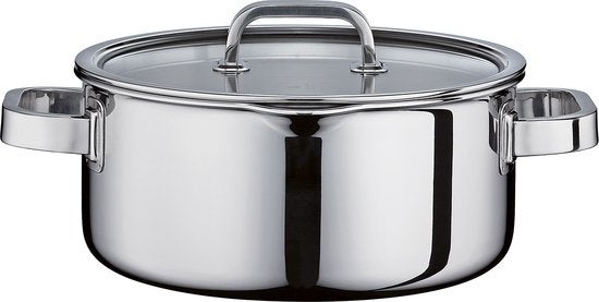 Kookpan - Finesse2+ laag Ø24cm - RVS