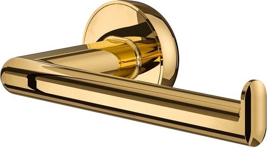 Toiletrolhouder zonder klep - Cooper - Goud gepolijst 