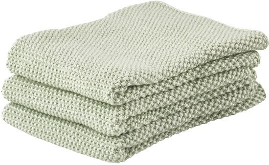 Vaatdoek - Set van 3 stuks 27x27cm - Mint