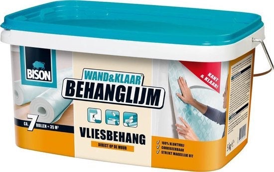 Wand&klaar behanglijm vliesbehang - 5 kg